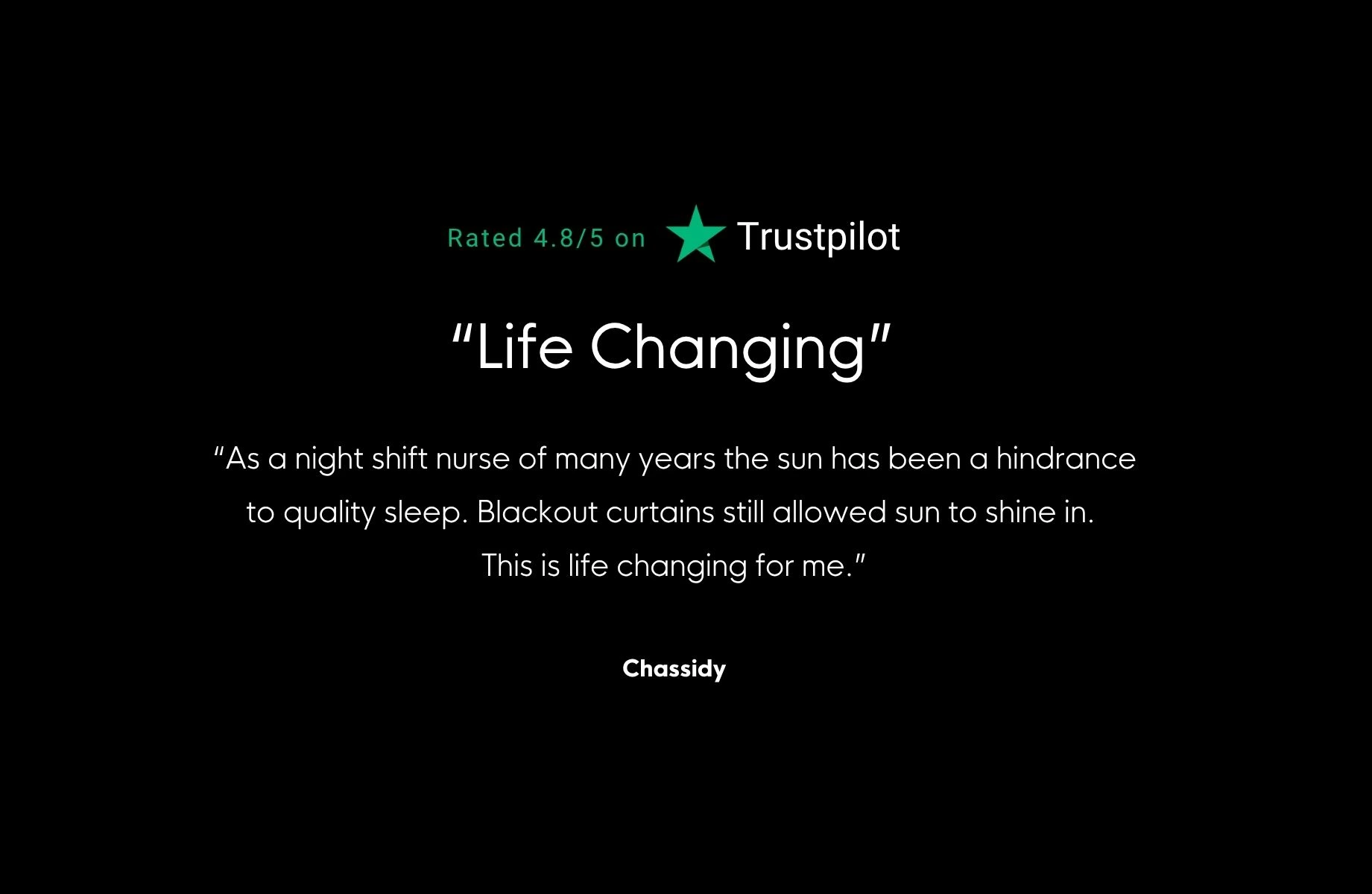 “Life changing” — rated 4.8 out of 5 on Trustpilot