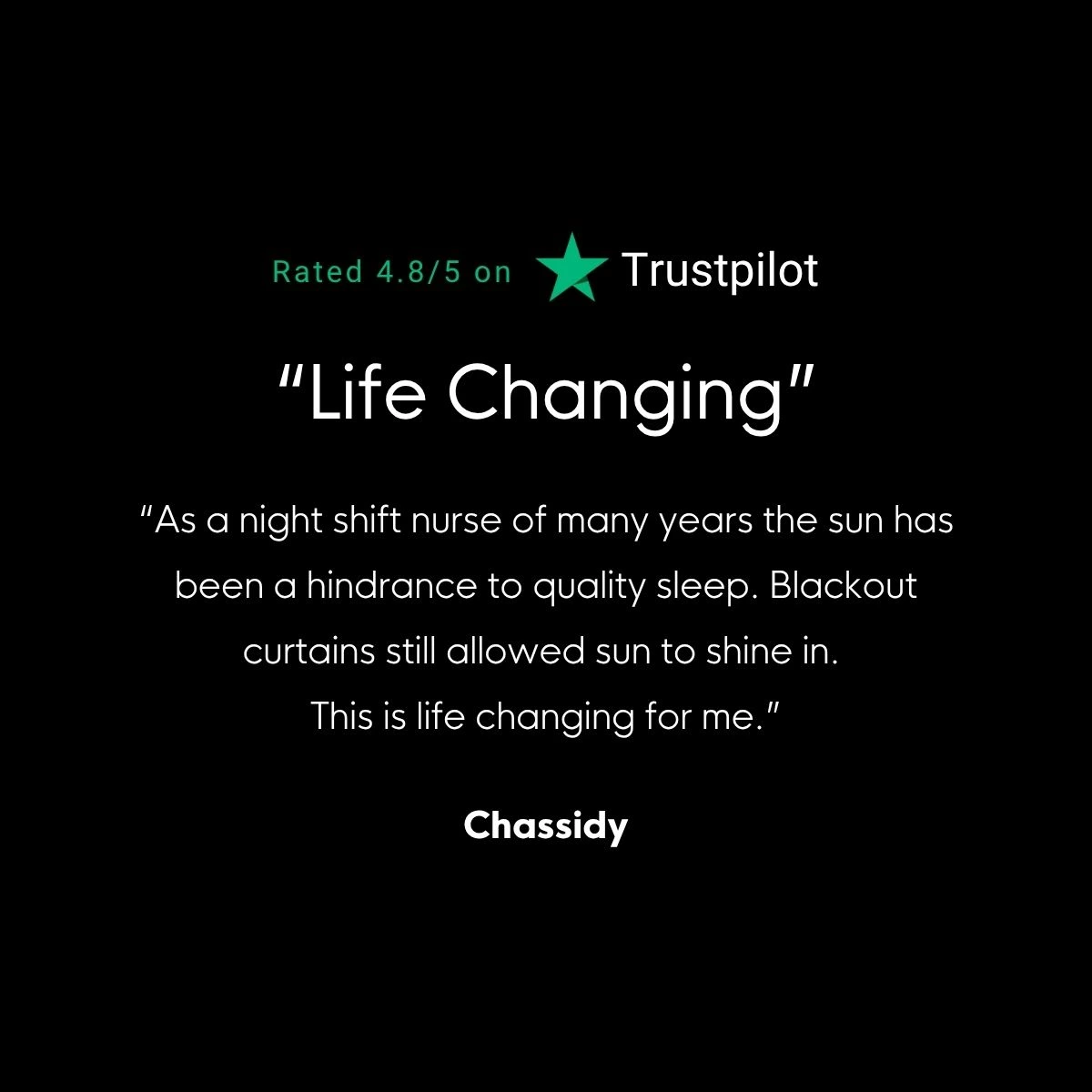 “Life changing” — rated 4.8 out of 5 on Trustpilot