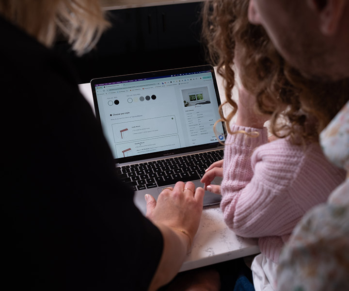 Customize shade and add to cart