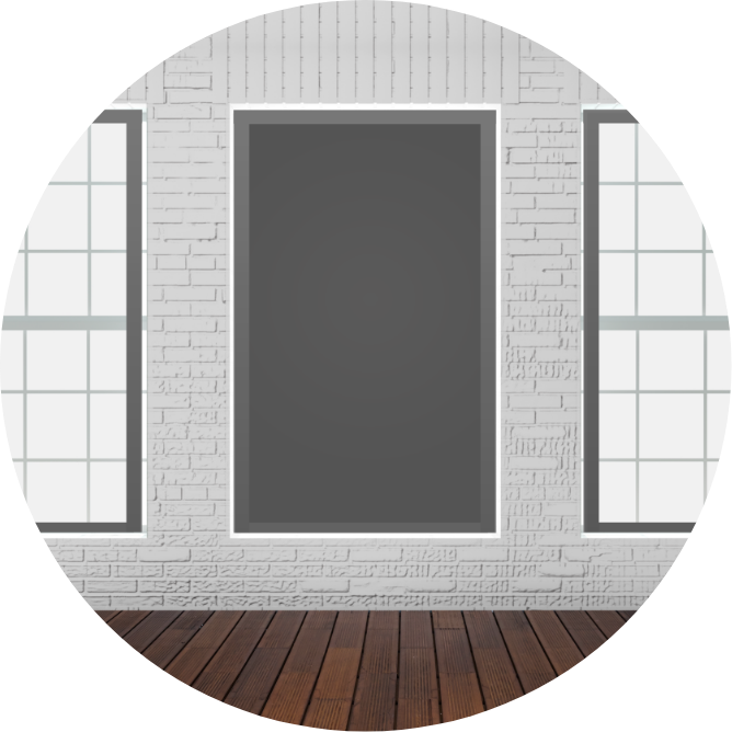 Window shade fully down